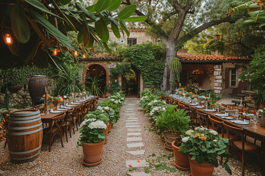 How Many People Typically Get Invited to a Garden Wedding?